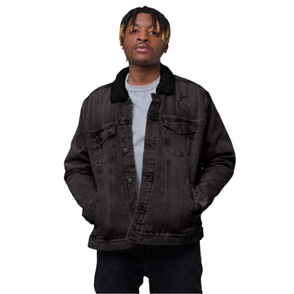 The Cloth Different Unisex denim sherpa jacket